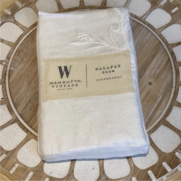 Wamsutta Vintage linen Halafax standard sham